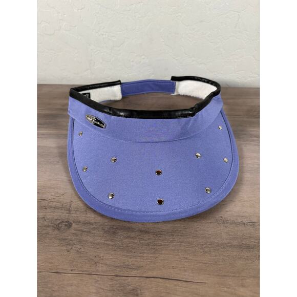 Jamie Sadock Adjustable Tennis Visor Hat with Studs and Sweat band - Picture 3 of 5